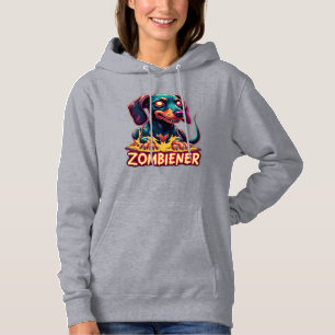 Dachshund Doxie Wiener Korv Zombie Hund Halloween T Shirt