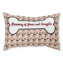 Dachshund Dreaming of Bones and Snuggles