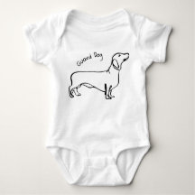 Dachshund Dreams: Anpassade Baby Bodykostym