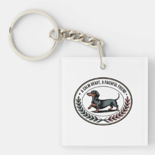 Dachshund Ett lugnt hjärta, en trogen vän