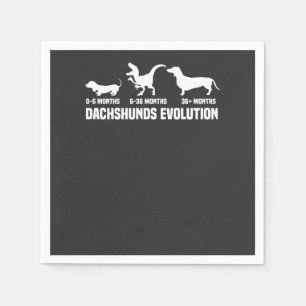 Dachshund Evolutions Pappersservett