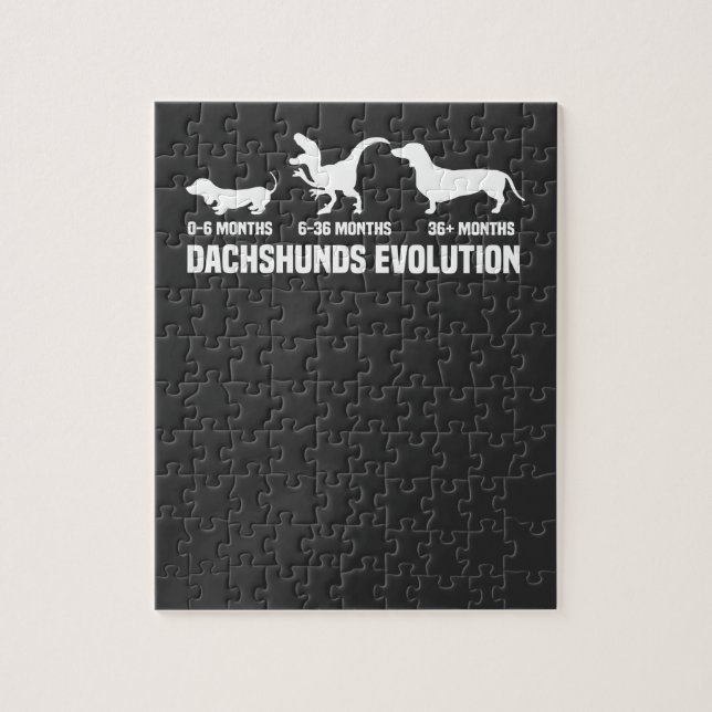 Dachshund Evolutions Pussel (Vertikal)