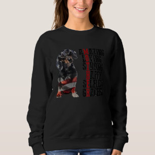Dachshund Fantastisk Loving Strong Lycklig Selfles T Shirt