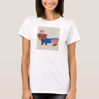 Dachshund Farbror Sam T Shirt