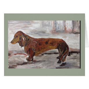 Dachshund-färgkort