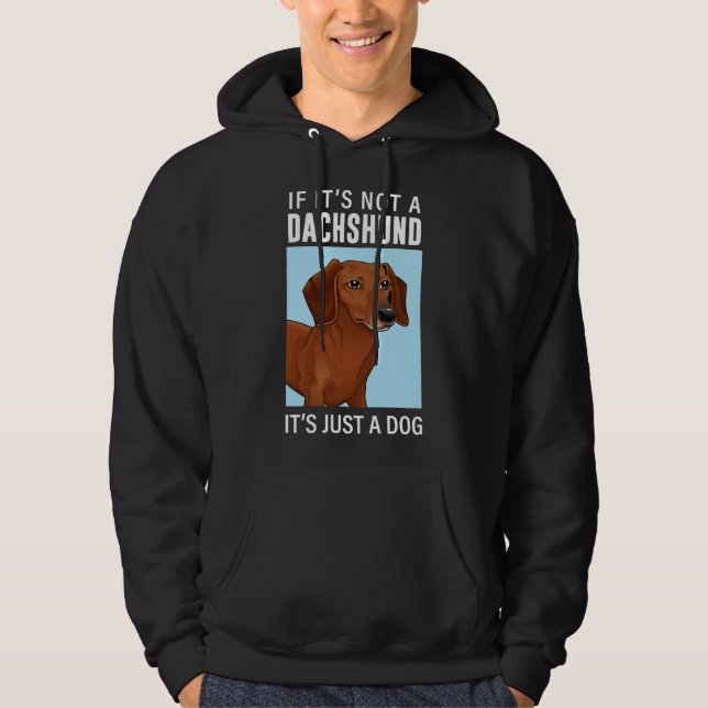 Dachshund Favorite Breed Hoodie (Framsida)