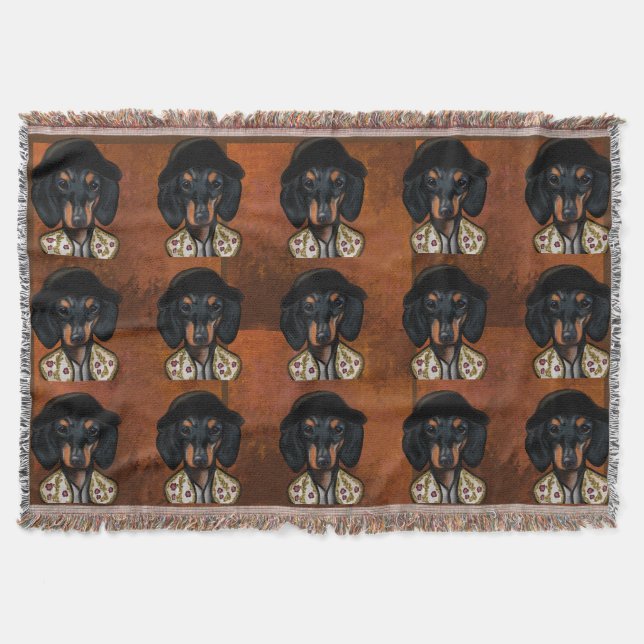 DACHSHUND FILT (Framsidan)