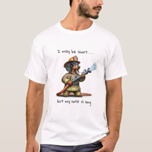 Dachshund Fire Fighter T Shirt