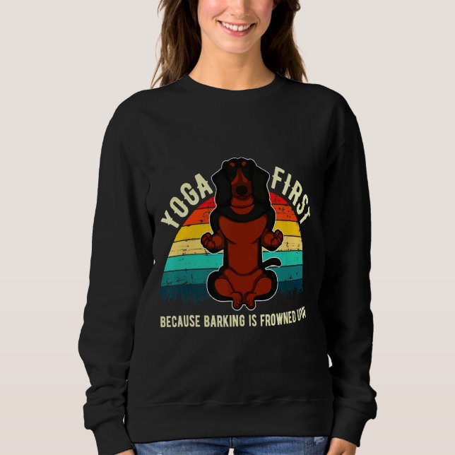 Dachshund First T Shirt (Framsida)