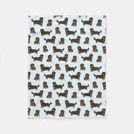 Dachshund Fleece Blanket
