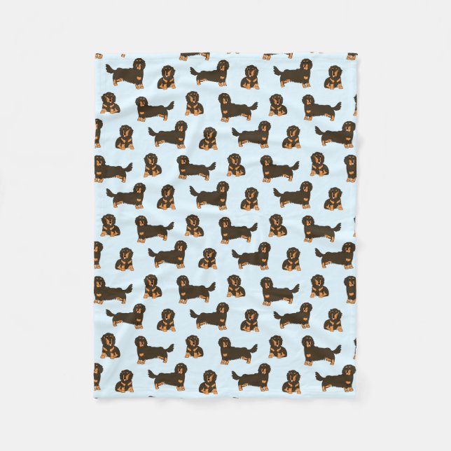 Dachshund Fleece Blanket (Framsidan)