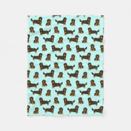 Dachshund Fleece Blanket