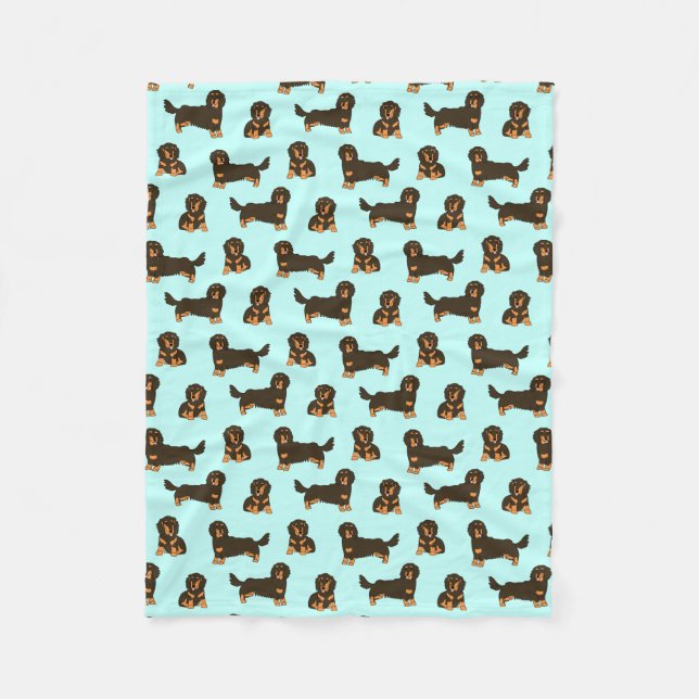 Dachshund Fleece Blanket (Framsidan)