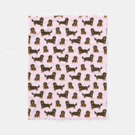 Dachshund Fleece Blanket