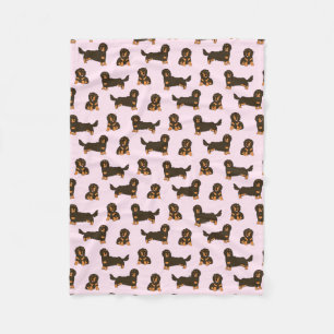 Dachshund Fleece Blanket