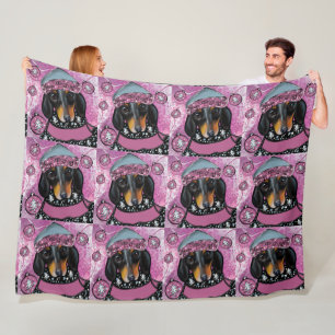 DACHSHUND FLEECEFILT