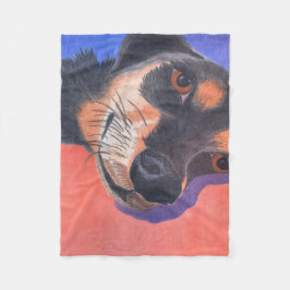 Dachshund Fleecefilt
