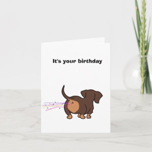 Dachshund Födelsedag Kort