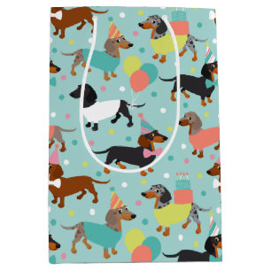 Dachshund Födelsedagsfest Firande