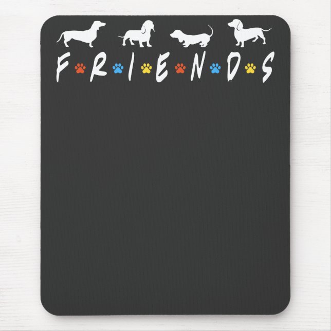 Dachshund Friends Musmatta (Framsidan)