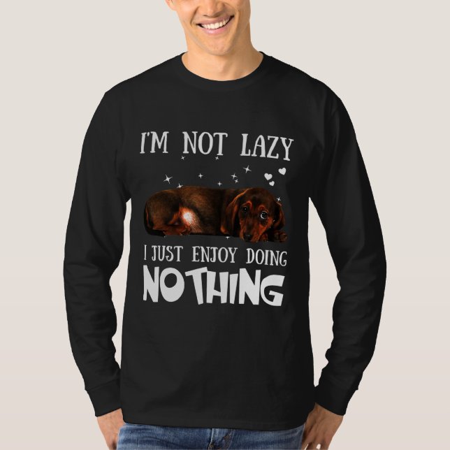 Dachshund Funny T Shirt (Framsida)