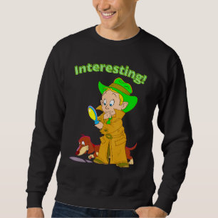 DACHSHUND FUNNY WIENER HUND PET CUTE DETECTIVE HUN LÅNG ÄRMAD TRÖJA