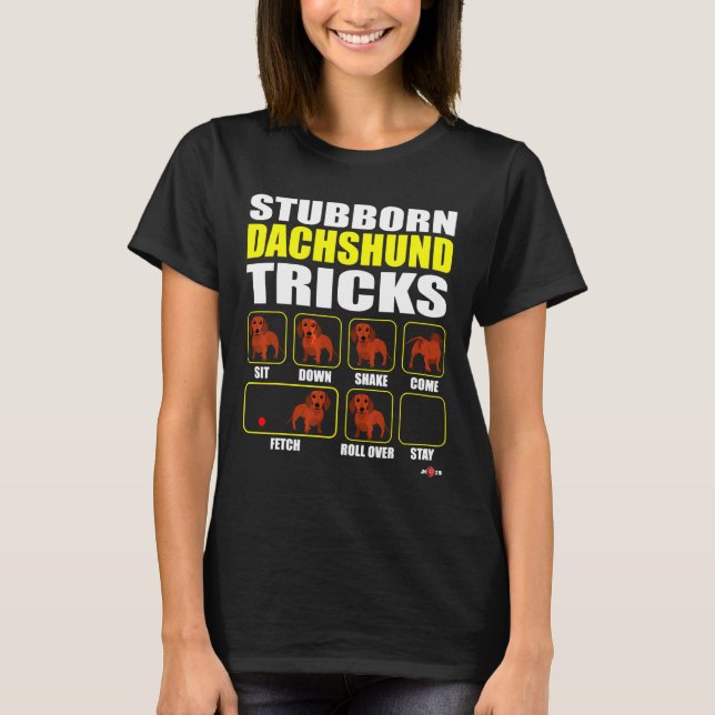 Dachshund Gear T Shirt (Framsida)