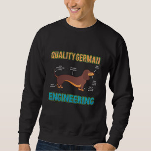 Dachshund German Engineering Hund Djurälskare Lång Ärmad Tröja
