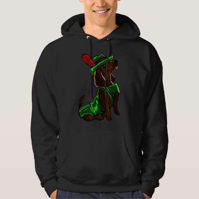 Dachshund Germany Hoodie (Framsida)