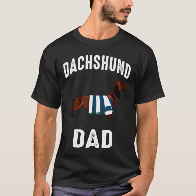Dachshund Gif för Hund T Shirt (Framsida)