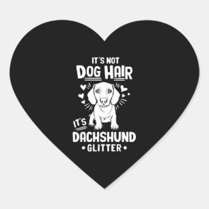 Dachshund Gift Dixie Wiener Doxie Dackel Hjärtformat Klistermärke