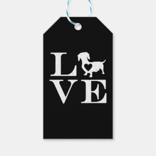 Dachshund Gift Dixie Wiener Doxie Dackel Presentetikett