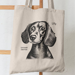 Dachshund Gift for Teckel Owners Tygkasse