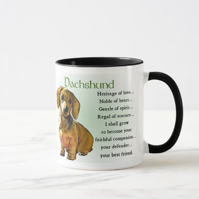 Dachshund Gifts, Dachshund Beverage Mugg (Höger)