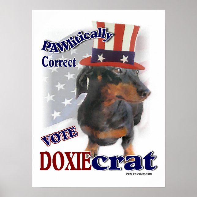 Dachshund Gifts Poster (Framsidan)