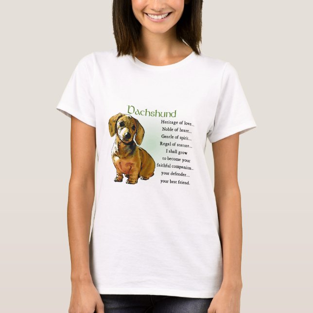 Dachshund Gifts Tee (Framsida)