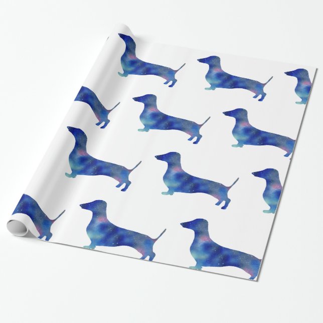 Dachshund Glossy Wrapping Papper, 30 x 6 ft Presentpapper (Utrullad)