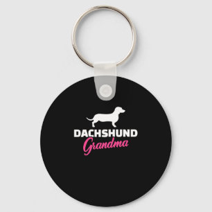 Dachshund Grandma Nyckelring