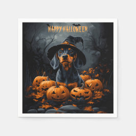 Dachshund Halloween Pappersservett