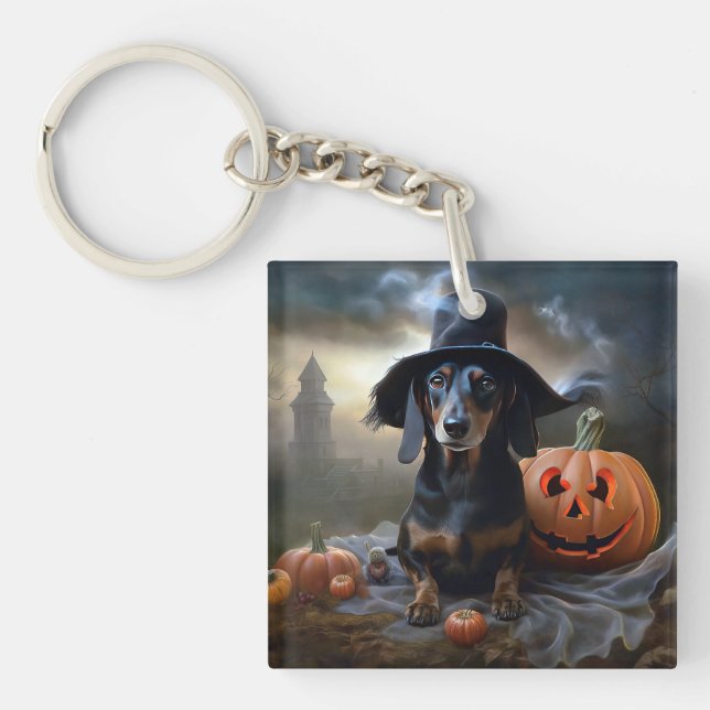 Dachshund Halloween Scary (Framsidan)