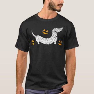 Dachshund Halloweenie Mummy Jack T Shirt