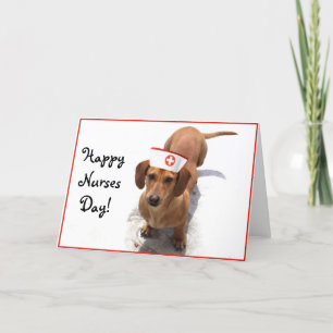 Dachshund-hälsningskort för lycklig kort
