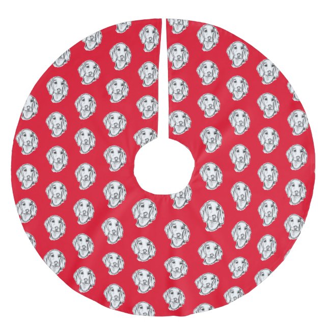 Dachshund hand plockade-sketch svartvit marionett  julgransmatta borstad polyester (Framsidan)