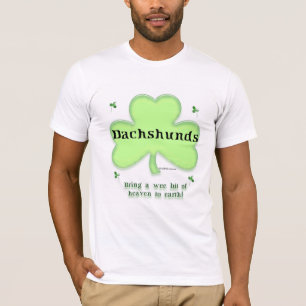 Dachshund Heaven, St. Patrick's day Dachshund T-shirt