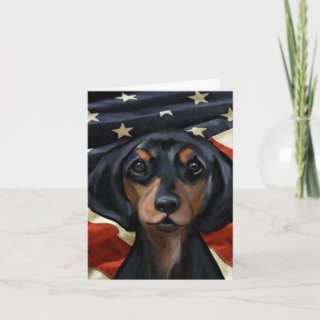 DACHSHUND HELGKORT (Framsida)
