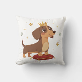 Dachshund-hertig kastkudde korvhund älskare presen kudde