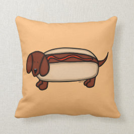 Dachshund Hett Hund Dekorativ kudde