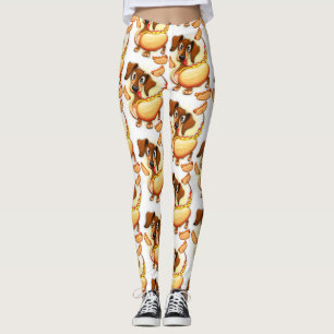 Dachshund Hett Hund Leggings