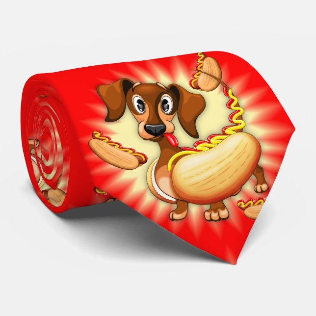 Dachshund Hett Hund Slips (Rullad)