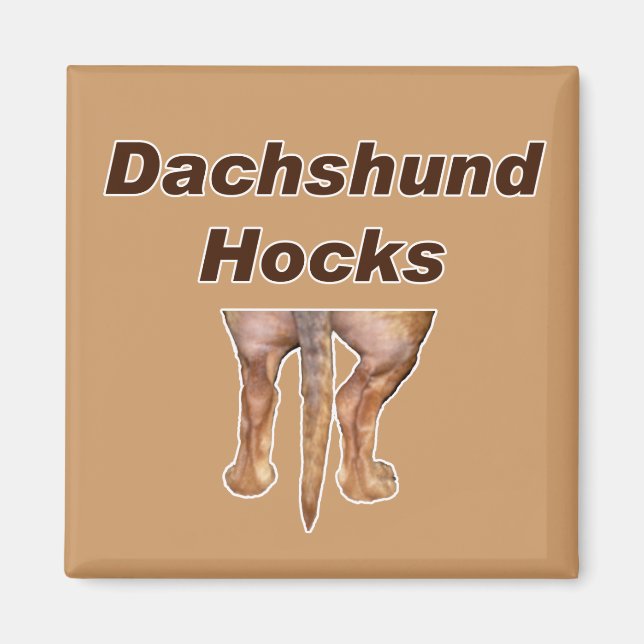 Dachshund Hocks magnet (Framsidan)
